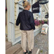 L I N N E J A C K A  Louise 100% lin -svart-