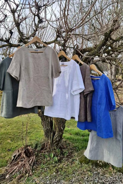 Blus/teeshirt 100% lin