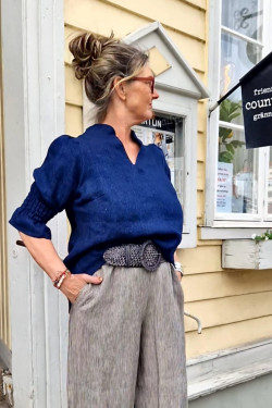 Byxa Culotte LÅNG 100% lin Byxa Culotte LÅNG 100% lin