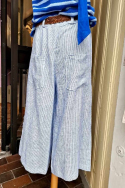 Byxa Culotte KORT 100% lin