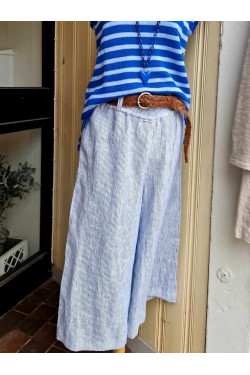 Byxa Culotte KORT 100% lin