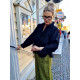 Blus/skjorta Peggy 100% lin -svart-