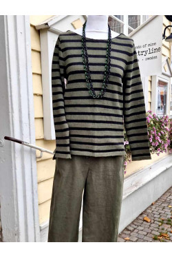 Mossgrön/svart
