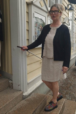 Kofta Lina 100% lin -svart-