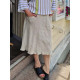 Kjol -Vanja- 100% lin -natur-