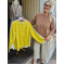Blus S T R Å  100% lin -limegul-
