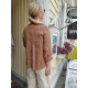 Blus S T R Å  100% lin -toffee (kanel)-