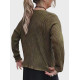 Kofta Sofie V-ringad ribbstickad 70 lin/30 ecobomull