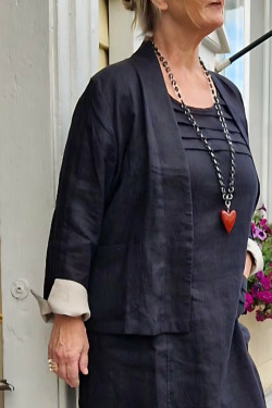 Klänning Ellie 100% lin -välj färg-