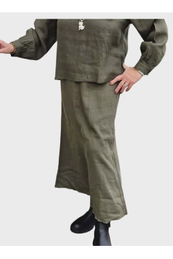 Kjol -Maxikjol- 100% lin